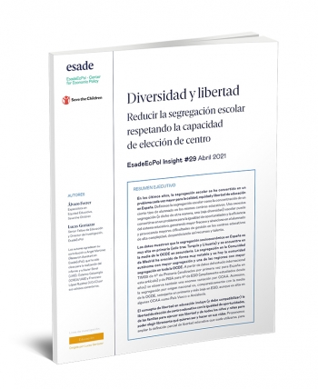 Informe "Diversidad y libertad: reducir la segregaci&oacute;n escolar respetando la capacidad de elecci&oacute;n de centro"