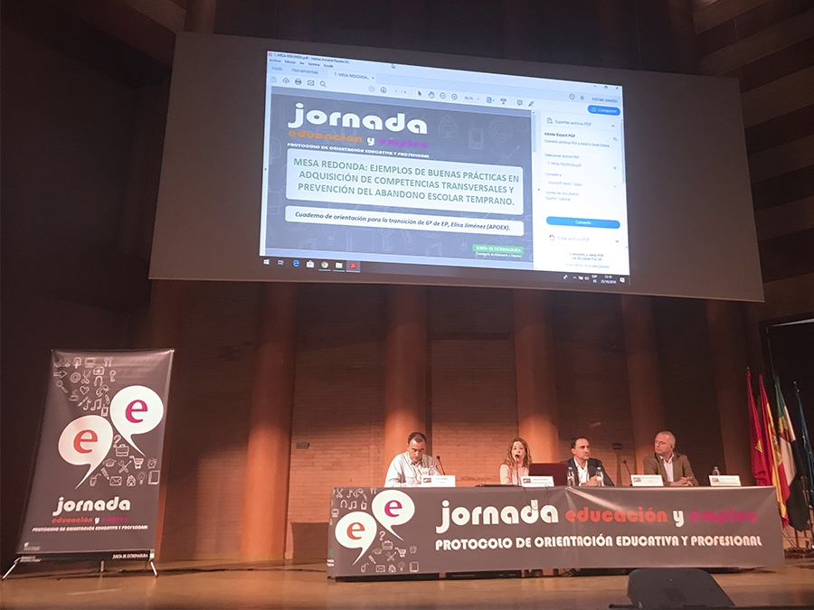 APOEX participa en las Jornadas formativas "Innovaci&oacute;n educativa para la vida" celebradas en M&eacute;rida