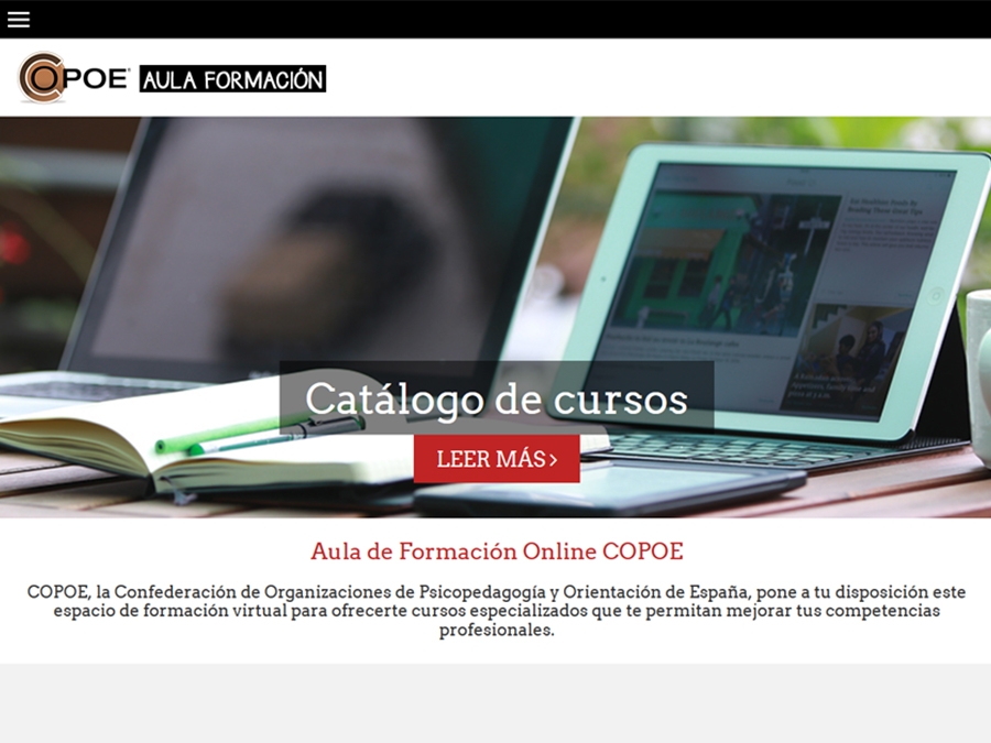 COPOE oferta cursos de formaci&oacute;n a distancia a trav&eacute;s de su nueva Aula de Formaci&oacute;n online